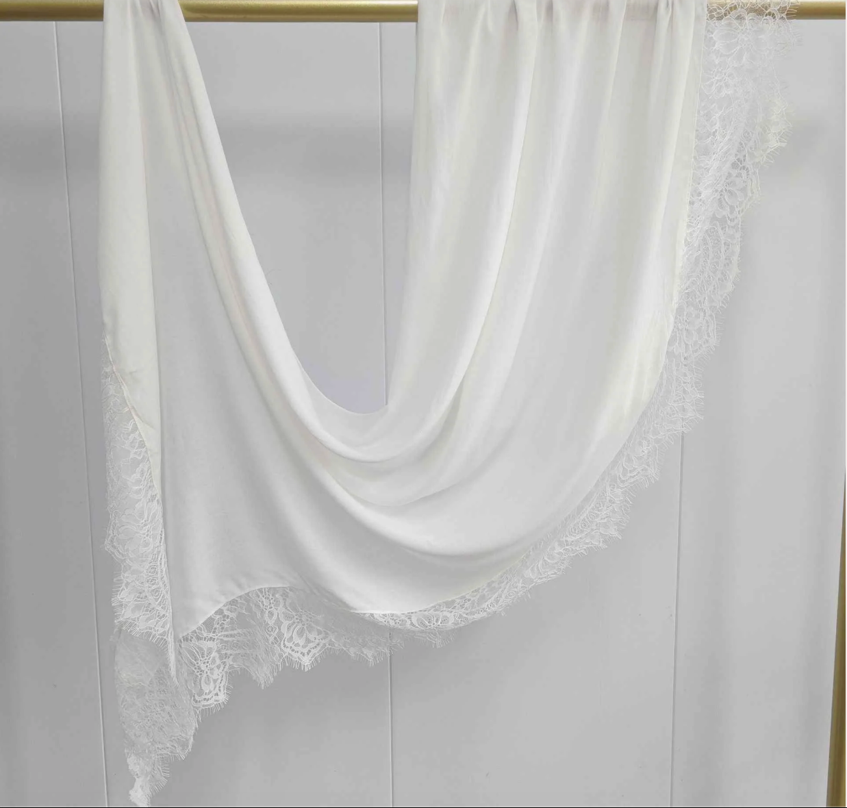 Modal Lace Trim Hijab